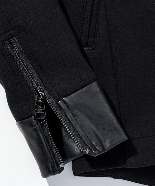 1PIU1UGUALE3  RELAX （ウノピゥウノウグァーレトレ リラックス）の「1PIU1UGUALE3 RELAX(ウノピゥウノウグァーレトレ リラックス)バイカーテックフーディー（パーカー・メンズ・ブラック・S/M/L/XL/XXL）」の16枚目の写真