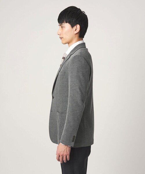 green label relaxing（グリーンレーベルリラクシング）の「ECOPET(R) ハニカムジャージ 2B ジャケット -ウォッシャブル-（テーラードジャケット・メンズ・ネイビー/グレー系・M/L/XL/S）」の10枚目の写真