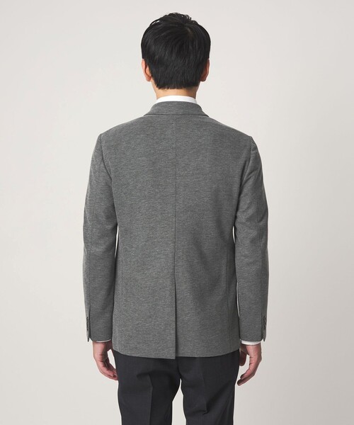 green label relaxing（グリーンレーベルリラクシング）の「ECOPET(R) ハニカムジャージ 2B ジャケット -ウォッシャブル-（テーラードジャケット・メンズ・ネイビー/グレー系・M/L/XL/S）」の11枚目の写真