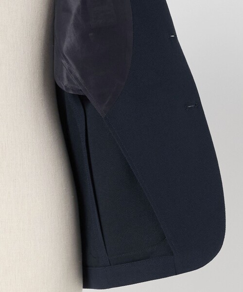 green label relaxing（グリーンレーベルリラクシング）の「ECOPET(R) ハニカムジャージ 2B ジャケット -ウォッシャブル-（テーラードジャケット・メンズ・ネイビー/グレー系・M/L/XL/S）」の15枚目の写真