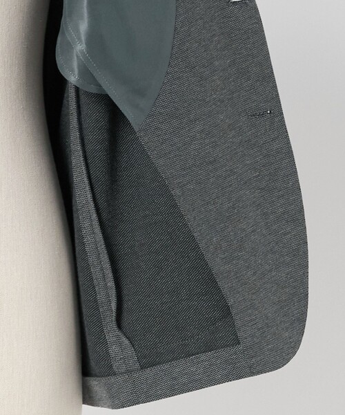 green label relaxing（グリーンレーベルリラクシング）の「ECOPET(R) ハニカムジャージ 2B ジャケット -ウォッシャブル-（テーラードジャケット・メンズ・ネイビー/グレー系・M/L/XL/S）」の21枚目の写真