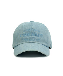 CASE A LOT（ケースアロット）の「Denim washing ball cap - Sky blue（キャップ）」
