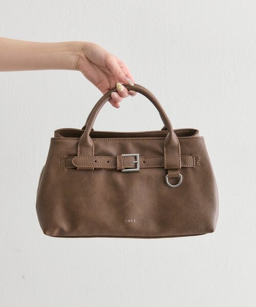 mystic（ミスティック）の「loti ベルト付きボストンバッグ（ボストンバッグ・レディース・ブラウン/ブラック・ONE SIZE）」の11枚目の写真