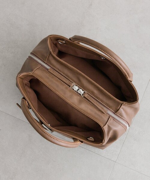 mystic（ミスティック）の「loti ベルト付きボストンバッグ（ボストンバッグ・レディース・ブラウン/ブラック・ONE SIZE）」の17枚目の写真