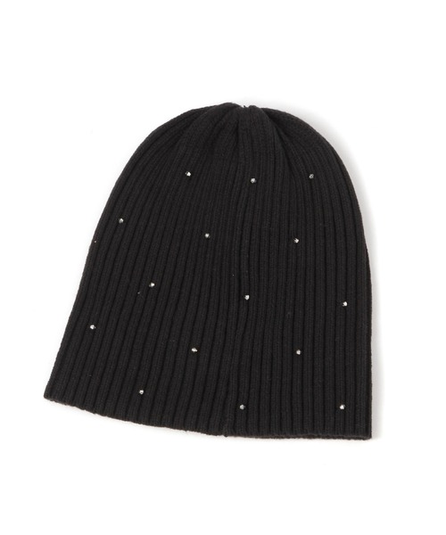 niko and...(ニコアンド)の「オリジナルパーツ付きニットワッチ(ニットキャップ/ビーニー・レディース・ブラック/グレー・0)」の8枚目の写真