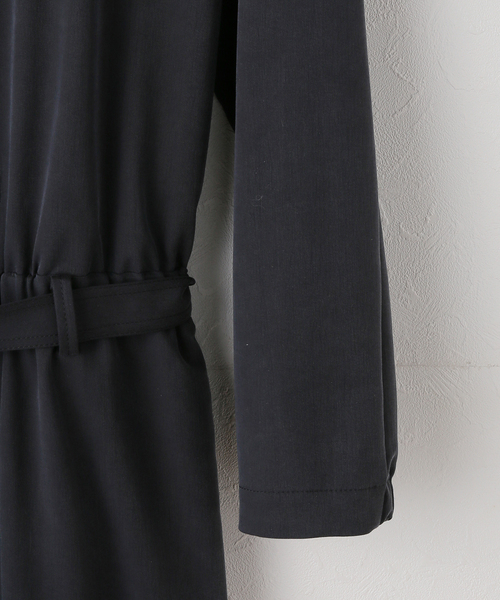 Spick & Span(スピックアンドスパン)の「フィブリルツイルオールインワン(つなぎ/オールインワン・レディース・ブラックミックス・FREE)」の3枚目の写真