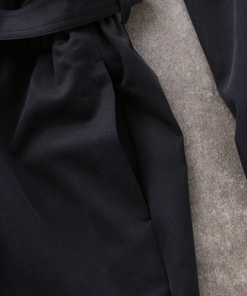 Spick & Span(スピックアンドスパン)の「フィブリルツイルオールインワン(つなぎ/オールインワン・レディース・ブラックミックス・FREE)」の4枚目の写真