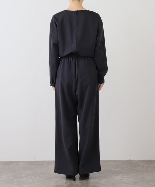 Spick & Span(スピックアンドスパン)の「フィブリルツイルオールインワン(つなぎ/オールインワン・レディース・ブラックミックス・FREE)」の7枚目の写真