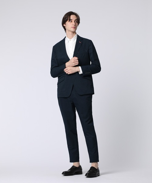 Psycho Bunny（サイコバニー）の「COOL DOTSホームスパンプリント セットアップジャケット（テーラードジャケット・メンズ・インディゴブルー/ダークグレー・MEDIUM/LARGE/LL）」の10枚目の写真