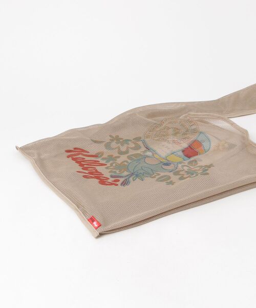 FRUIT OF THE LOOM（フルーツオブザルーム）の「【FRUIT OF THE LOOM/フルーツオブザルーム】VINTAGE Kellogg’ s mesh eco bag / ヴィンテージケロッグメッシュエコバッグ（トートバッグ・レディース・ブラック/サックスブルー/オレンジ・FREE）」の11枚目の写真