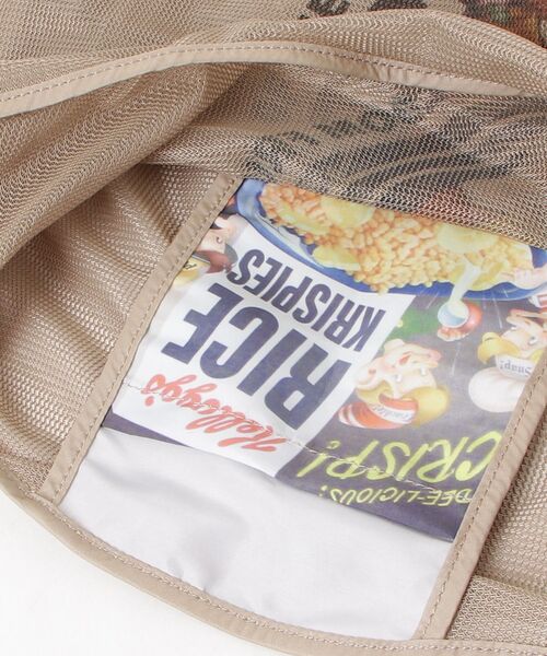 FRUIT OF THE LOOM（フルーツオブザルーム）の「【FRUIT OF THE LOOM/フルーツオブザルーム】VINTAGE Kellogg’ s mesh eco bag / ヴィンテージケロッグメッシュエコバッグ（トートバッグ・レディース・ブラック/サックスブルー/オレンジ・FREE）」の14枚目の写真