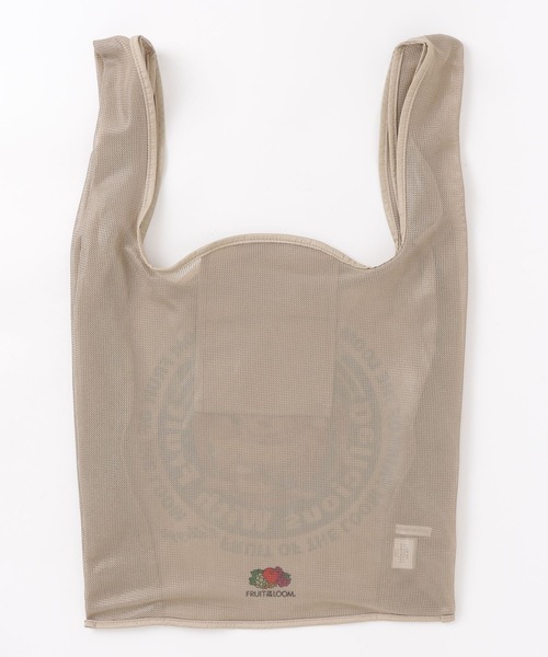 FRUIT OF THE LOOM（フルーツオブザルーム）の「【FRUIT OF THE LOOM/フルーツオブザルーム】VINTAGE Kellogg’ s mesh eco bag / ヴィンテージケロッグメッシュエコバッグ（トートバッグ・レディース・ブラック/サックスブルー/オレンジ・FREE）」の4枚目の写真