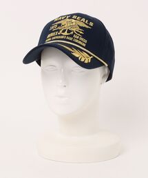 JUGLANS（ユグランス）の「【AVIREX】AX Navy Seals Apollo Cap / アヴィレックス ネイビーシールズ 刺繍 アポロキャップ（キャップ）」