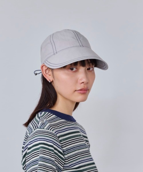 OVERRIDE（オーバーライド）の「OVERRIDE  C/L TYPE WIDE CAP SGP / オーバーライド（キャップ・レディース・ブラック/ベージュ/グレー・57~59cm）」の2枚目の写真