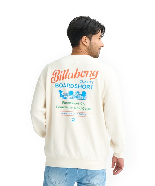 BILLABONG（ビラボン）の「ビラボン BILLABONG アウトドアカジュアル スウェットトレーナー BURLEIGH STORE（スウェット・メンズ・ブラック/クリーム・M/LL/L）」の6枚目の写真