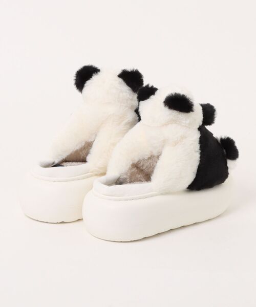 YOSUKE（ヨースケ）の「「YOSUKE/ヨースケ」アニマルサンダル（サンダル・レディース・ホワイト×ブラック・LL/L/M）」の2枚目の写真