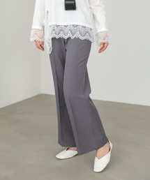 Bab（バブ）の「【選べるサイズ展開】ストレッチツイルセミフレアスラックスパンツ（スラックス）」