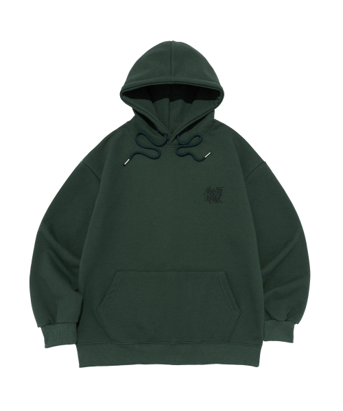 OTHERFITS（アザーフィッツ）の「[起毛/NO起毛] ストリートロゴフードパーカー (グリーン/グレー)（パーカー・メンズ・その他・SMALL/X-LARGE/MEDIUM/LARGE）」の2枚目の写真