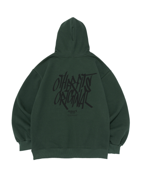 OTHERFITS（アザーフィッツ）の「[起毛/NO起毛] ストリートロゴフードパーカー (グリーン/グレー)（パーカー・メンズ・その他・SMALL/X-LARGE/MEDIUM/LARGE）」の3枚目の写真