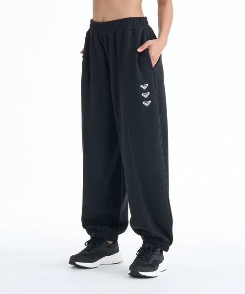 ROXY(ロキシー)の「ROXY ウィメンズ FITNESS TRIPLE HEARTS PANTS ロングパンツ 【2026年春夏モデル】/ロキシーUVカット接触冷感センタープリーツスウェットパンツ(スウェットパンツ・レディース・ブラック/グレー/ミント・SMALL/MEDIUM/LARGE)」の13枚目の写真