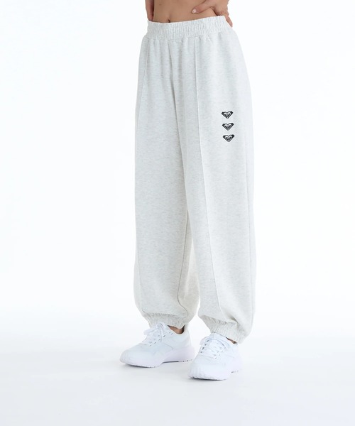 ROXY(ロキシー)の「ROXY ウィメンズ FITNESS TRIPLE HEARTS PANTS ロングパンツ 【2026年春夏モデル】/ロキシーUVカット接触冷感センタープリーツスウェットパンツ(スウェットパンツ・レディース・ブラック/グレー/ミント・SMALL/MEDIUM/LARGE)」の7枚目の写真