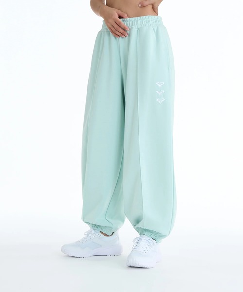 ROXY(ロキシー)の「ROXY ウィメンズ FITNESS TRIPLE HEARTS PANTS ロングパンツ 【2026年春夏モデル】/ロキシーUVカット接触冷感センタープリーツスウェットパンツ(スウェットパンツ・レディース・ブラック/グレー/ミント・SMALL/MEDIUM/LARGE)」の9枚目の写真