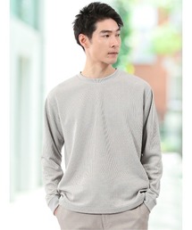 TAKA-Q | 【インナー ロンＴ】タカキュー ランダムジャガード クルーネック 長袖 Tシャツ(Tシャツ/カットソー)