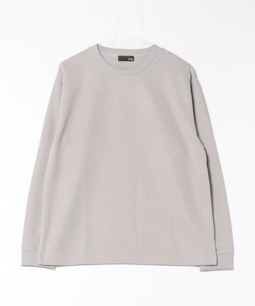 TAKA-Q（タカキュー）の「【インナー ロンＴ】タカキュー ランダムジャガード クルーネック 長袖 Tシャツ（Tシャツ/カットソー・メンズ・グレー/ネイビー・MEDIUM/LARGE/X-LARGE）」の14枚目の写真