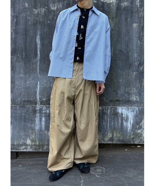 SHINYAKOZUKA（シンヤコヅカ）の「ROOMY SHIRT(ISSUE#8)（シャツ/ブラウス・メンズ・チェック/ストライプ・X-SMALL/SMALL/MEDIUM/LARGE）」の9枚目の写真