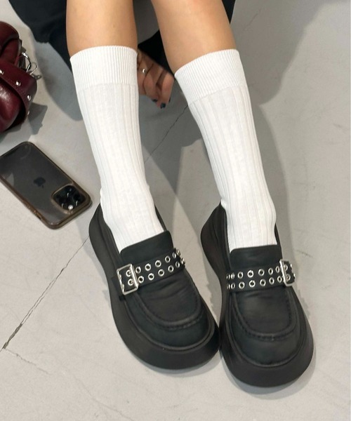 sedacle girl（セダクルガール）の「2wayバックルミドルブーツ（ブーツ・レディース・ダークブラウン/ブラック・LARGE/MEDIUM）」の12枚目の写真