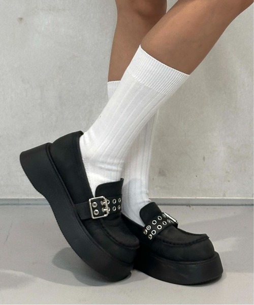 sedacle girl（セダクルガール）の「2wayバックルミドルブーツ（ブーツ・レディース・ダークブラウン/ブラック・LARGE/MEDIUM）」の11枚目の写真