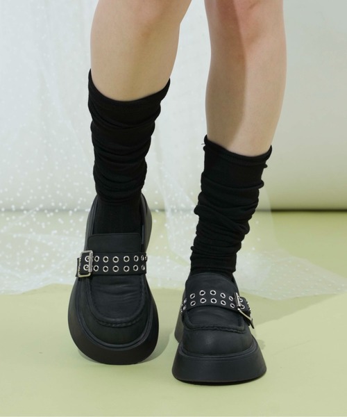 sedacle girl(セダクルガール)の「2wayバックルミドルブーツ(ブーツ・レディース・ダークブラウン/ブラック・LARGE/MEDIUM)」の18枚目の写真