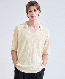 Parts Lab.(�p�[�c���{)�́yParts Lab.�zSummer Knit Short-sleeve Polo Shirt / �����T�}�[�j�b�g�|���V���c(�|���V���c)