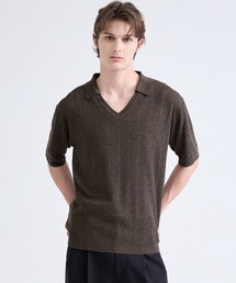 Parts Lab.(�p�[�c���{)�́yParts Lab.�zSummer Knit Short-sleeve Polo Shirt / �����T�}�[�j�b�g�|���V���c(�|���V���c)