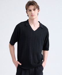Parts Lab.】Dry Touch Basic Open Collar Shirt / ドライタッチ