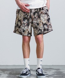 Revo. | Revo. ヴィンテージライク ゴブラン織り アニマル キャット 猫柄 ショートパンツ(その他パンツ)