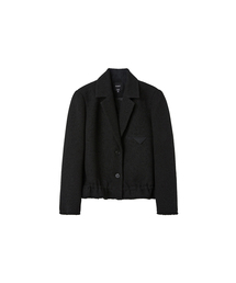 LAP（ラップ）の「ジャンパー型ツイードジャケット AS1WJ265（テーラードジャケット）」