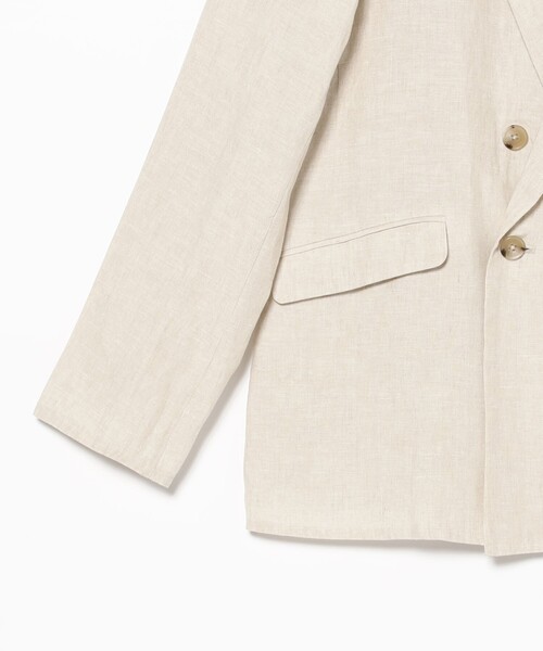 Demi-Luxe BEAMS(デミルクス ビームス)の「【別注】TICCA / リネン ジャケット(その他アウター・レディース・ベージュ/ブラック・ONE SIZE)」の15枚目の写真