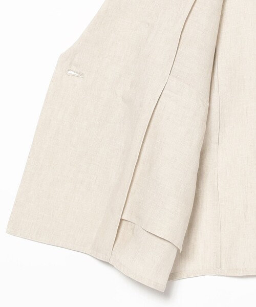 Demi-Luxe BEAMS(デミルクス ビームス)の「【別注】TICCA / リネン ジャケット(その他アウター・レディース・ベージュ/ブラック・ONE SIZE)」の16枚目の写真
