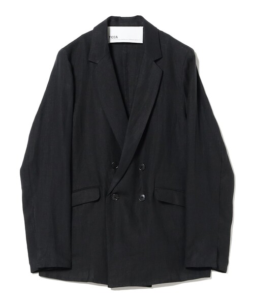 Demi-Luxe BEAMS(デミルクス ビームス)の「【別注】TICCA / リネン ジャケット(その他アウター・レディース・ベージュ/ブラック・ONE SIZE)」の20枚目の写真