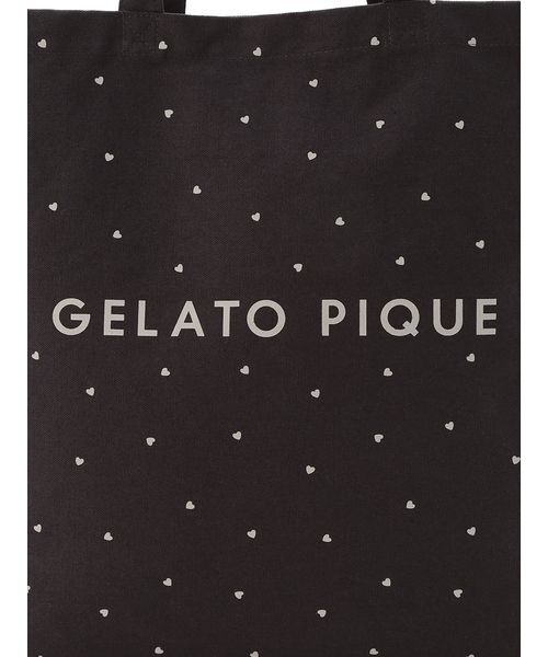 gelato pique(ジェラートピケ)の「ホビートート(トートバッグ・レディース・ネイビー/チャコールグレー・F)」の6枚目の写真