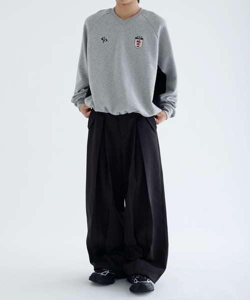 EPNK（イーピーエヌケー）の「Vertical wide tuck slacks / バーティカルワイドタックスラックス（スラックス・メンズ・ブラック・MEDIUM/SMALL/LARGE）」の8枚目の写真