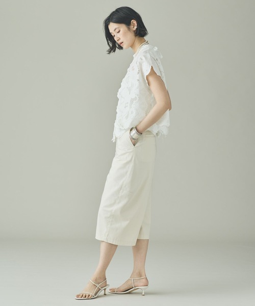 Curensology（カレンソロジー）の「Curensology(カレンソロジー)/ニューエンブロイダリーブラウス（シャツ/ブラウス・レディース・ホワイト・FREE）」の6枚目の写真