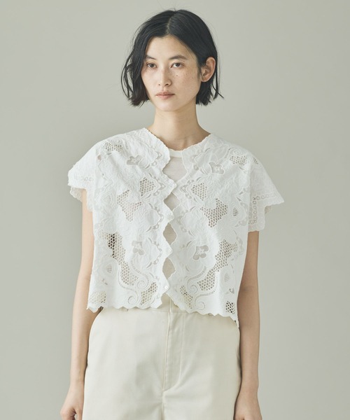 Curensology（カレンソロジー）の「Curensology(カレンソロジー)/ニューエンブロイダリーブラウス（シャツ/ブラウス・レディース・ホワイト・FREE）」の8枚目の写真