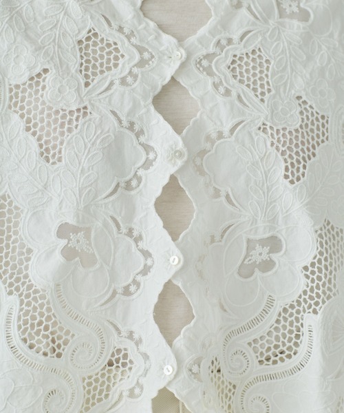 Curensology（カレンソロジー）の「Curensology(カレンソロジー)/ニューエンブロイダリーブラウス（シャツ/ブラウス・レディース・ホワイト・FREE）」の12枚目の写真