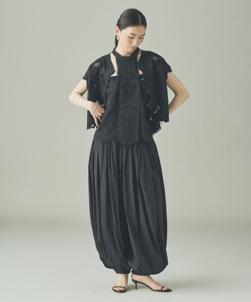 Curensology(カレンソロジー)の「Curensology(カレンソロジー)/ニューエンブロイダリーブラウス(シャツ/ブラウス・レディース・ホワイト/ブラック・FREE)」の16枚目の写真