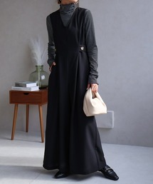 B.I.D.（ビーアイディー）の「《Social GIRL》サイドボタンオールインワン サロペット（サロペット/オーバーオール）」