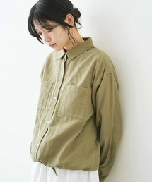 コットン100% コットン」に該当するレディースのシャツ&frasl;ブラウス（長袖