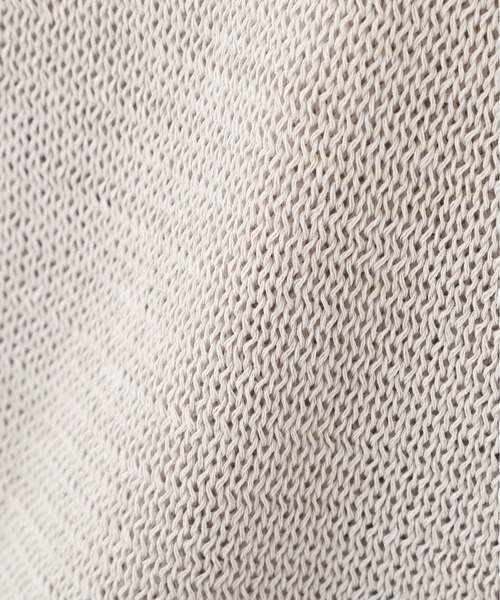 MHL.（エムエイチエル）の「COATED COTTON（カーディガン/ボレロ・レディース・チャコール/オフホワイト・2）」の7枚目の写真