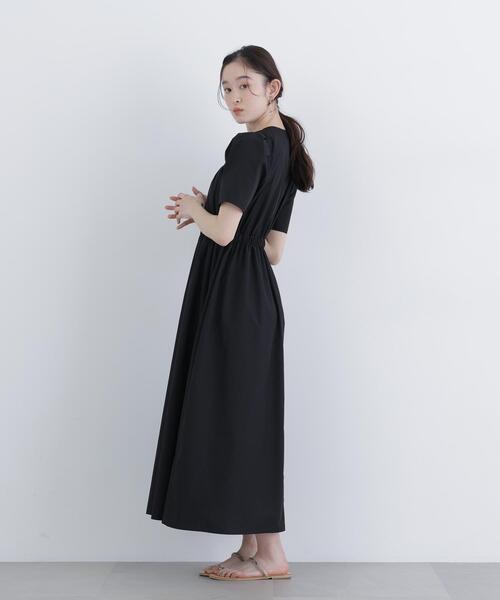 N.（N. Natural Beauty Basic）（エヌエヌナチュラルビューティーベーシック）の「ローンタックショルダーワンピース（ワンピース・レディース・ブラック/ダークブラウン/ラベンダー・SMALL/MEDIUM）」の5枚目の写真